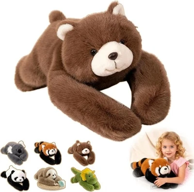Weighted Long Arm Stuffed Animal Soft Fluffy Toy Bear Koala Raccoon Pillow Gifts - image 1 of 4