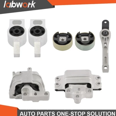 Labwork Motor & Trans Mount Kit For Volkswagen CC 2009-2017 2.0L A6973 A6966 - Image 1 of 4
