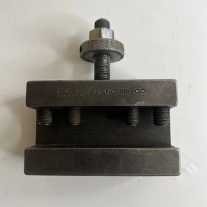 Vintage Armstrong cambio rapido portautensili post 8B-QC Made USA tornio CNC macchinista - Foto 1 di 9