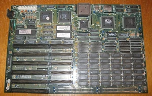 Auva Computer VIP-M34510C Baby AT Motherboard w/ 386SX-16 + 2MB RAM - Zdjęcie 1 z 5