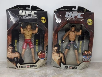 UFC Jakks Pacific 2010 Figure Lot Of 2 #83 Michael Bisping & #94 Jon Fitch  - Image 1 of 4