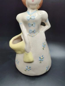 Weil Ware Lady California Keramik Vintage Übertopf oder Doppelvase aus den 1940er Jahren - Bild 1 von 12