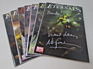 Eternals #1-7 2006 [FN/VF~NM] Komplettsatz #1 signiert Gaiman Marvel - Bild 1 von 8