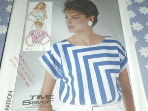SIMPLICITY 7517 MISSES EASY KNIT PULLOVER TOPS PATTERN-UNCUT-10-12-14 - Picture 1 of 3