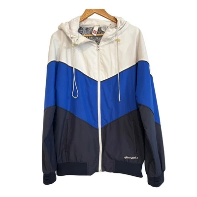 Y2K Men's Element Skate Zip Up Snowboard Coat Blue Large - Image 1 of 4