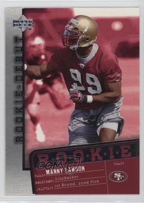 2006 Upper Deck Rookie Debut Rookie Manny Lawson #180 RC - Image 1 of 2