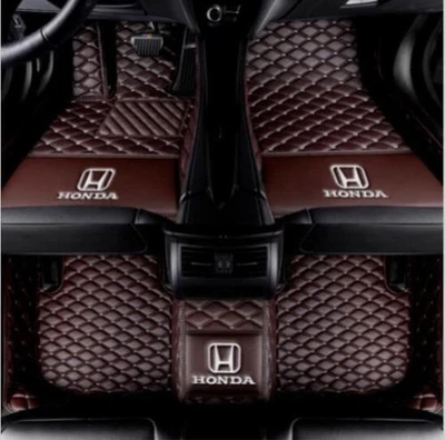 For Honda Accord 1998-2025 Front Rear Luxury Waterproof Carpets Car Floor Mats - Image 1 of 4