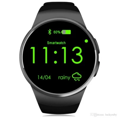 Smartwatch KW18 Herzfrequenz Runder Bildschirm SIM TF Karte Smart Watch - Bild 1 von 4