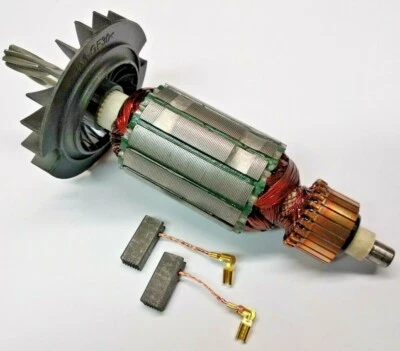 Motor anclaje rotor corredor + carbón para Bosch GBH 2-28,2-28 D,2-28 DV,2-28 DFV,2-28 F