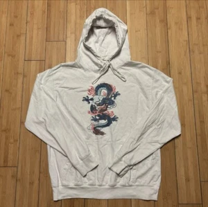 Brandy Melville Women's John Galt Dragon Drawstring Long Sleeve Hoodie Size S - Picture 1 of 4
