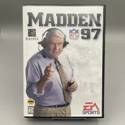 Sega Genesis Madden NFL 97 Video Game Complete In Case With all Manuals 10/10 EA - Image 1 of 4