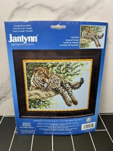 Janlynn "Leopard Cameo" Vintage Cat Cross Stitch Kit New 6"x5" #106-0052 - Picture 1 of 4