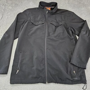Merrell Jacket Mens Extra Large Black Outdoor Full Zip Long Sleeve Softshell - Picture 1 of 12