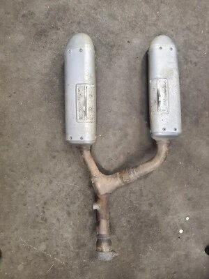 2015 Honda CRF250R CRF 250 R Exhaust OEM Dual Exhaust Silencer Foto 1 de 4