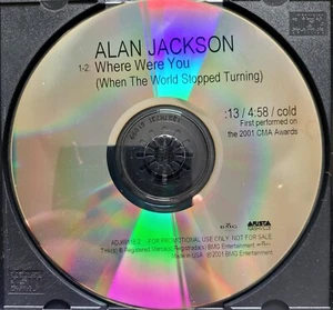 Alan Jackson - Where Were You Promo (CD) - Picture 1 of 1