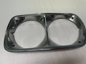 1973-1976 Ford Torino Ranchero Headlight Bezel LH Driver Side CHROME USED BEZEL - Picture 1 of 7