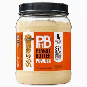 PBFIT ALL-NATURAL GLUTEN FREE PEANUT BUTTER POWDER 30 OZ BEST DEAL - Picture 1 of 6