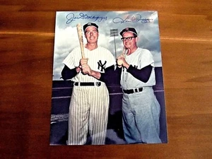 JOE DIMAGGIO DOM DIMAGGIO HOF YANKEES RED SOX SIGNED AUTO PHOTO PSA/DNA LOA GAI - Picture 1 of 3