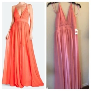 MEGHAN LA Enchanted Garden Maxi Dress Medium Floral Boho Summer - Bild 1 von 11