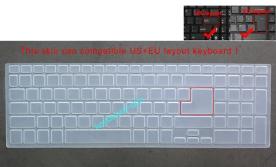 Keyboard Skin Cover for Acer E1-510 E1-522 E1-530 E1-532 E1-572 E5-771 5950 5951 - Image 1 of 4