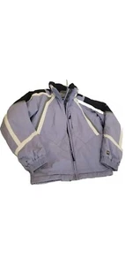 Spyder Insulated Uni 12 Purple Black Hood Ski Coat Snowboard Zip Kids Youth VTG - Picture 1 of 10