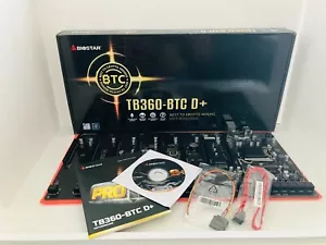 Biostar TB360-BTC D+ LGA1151 SODIMM DDR4 8 GPU Support GPU Mining Motherboard - Picture 1 of 11