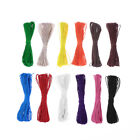 12PCS Bracelet Making Wax Cord - 1mm Cotton Rope - 10M Colorful DIY Crafting