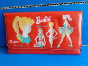 CARTERA PLEGABLE VINTAGE BARBIE COLA DE CABALLO NIÑO - 1962 CON LICENCIA MATTEL - Imagen 1 de 16