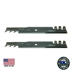 36" Commercial Gator Mulch Lawnmower Blade Set 18" X 5/8" 2 PK - Picture 1 of 4