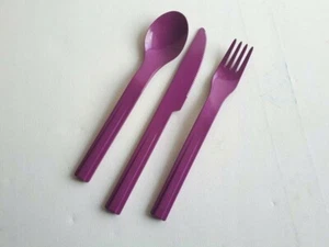 ★ Tupperware ★ Besteck ★ Messer Gabel Löffel ★ brombeere ★ NEU - Bild 1 von 1