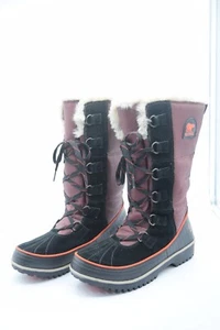 Sorel Tivoli II Boots Women's Size 9 Suede Leather Tall Winter Snow NL2094-259 - Picture 1 of 9