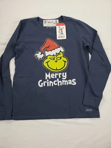 Life is good Medium Dr. Seuss Merry Grinchmas Langarmshirt - Bild 1 von 14