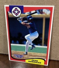 JUAN GONZALEZ 1994 KENNER STARTING LINEUP CARD (EXTENDED) - TEXAS RANGERS