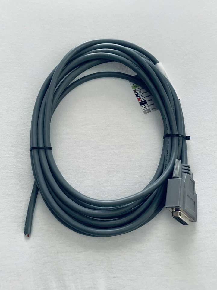 10ft ~ DB15 2 Rows D-SUB 15 Pin RS232 Male Female Shielded Cable Wire Open End - Image 1 of 4