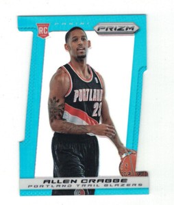 ALLEN CRABBE 2013-14 Panini Prizm LIGHT BLUE DIE-CUT #73/199 Rookie RC RARE