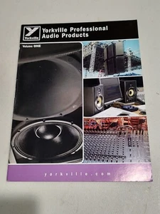 CATÁLOGO DE PRODUCTOS DE AUDIO PROFESIONAL YORKVILLE - VOLUMEN UNO - PA GEAR STORE MAG - Imagen 1 de 5