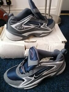 NIKE TRAINERS SIZE 8UK new in box Navy/Grey model P7689