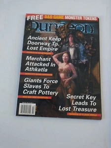 TSR Dungeon Mag  #88 "Ancient Keep Doorway to Lost Empire, Monster Token Mag VG - Picture 1 of 6
