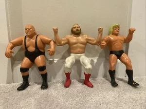 Lot of 3 Vintage LJN WWF Superstars Figures Bundy Studd Valentine - Picture 1 of 7