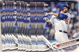 (60) 2017 Topps Opening Day ADRIAN GONZALEZ Base Card LOT Dodgers #160 - Picture 1 of 1