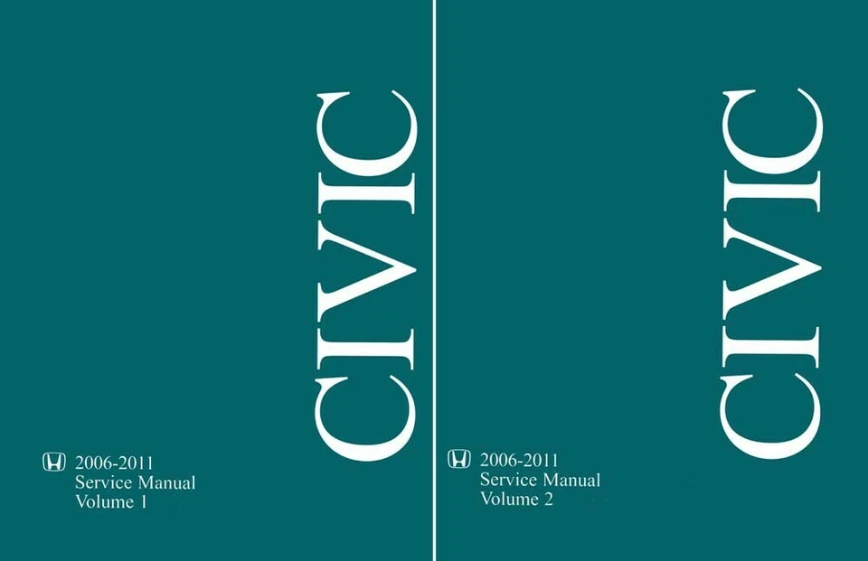 2006 2008 2010 2011 Honda Civic Shop Service Repair Manual Engine Drivetrain OEM - Image 1 of 1