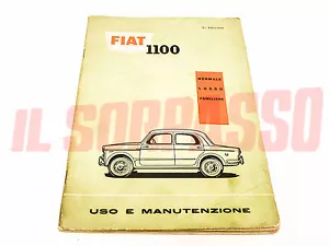 FIAT 1100 103 D H NORMAL FAMILY LUXURY USE & MAINTENANCE BOOKLET ORIGINAL - Picture 1 of 1