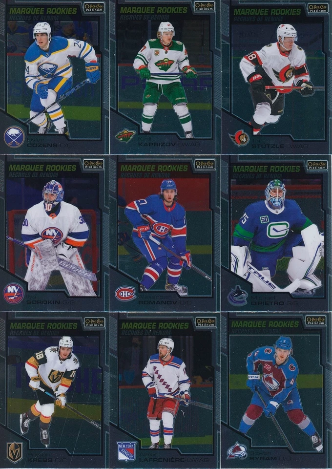 U PICK EM LOT 2020-21 20-21 O-Pee-Chee OPC Platinum Marquee Rookies RC card set - Image 1 of 1