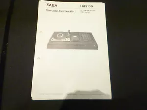 Original Service Manual Schaltplan SABA Ultra Hifi center 9763 Stereo - Bild 1 von 1