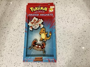1999 Vintage Pokemon Master Magnets Charmander,Golden,Krabby ..Chunky Magnet - Picture 1 of 11