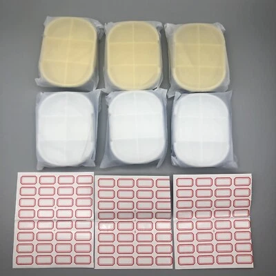 6 Pcs Daily Pill Organizer Case Small for Purse Medicine Carrying Organizer*Read - Image 1 of 4