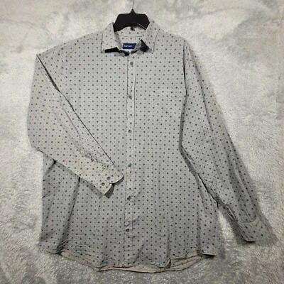 Camisa Westport Para Hombre 2XT Estampado Algodón Abotonado Manga Larga Italia Suave -Mancha Foto 1 de 4