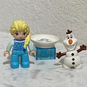 Lego Duplo Disney Frozen Elsa And Olaf Mini Figures Lot Of 2 Figures From 10899 - Picture 1 of 5