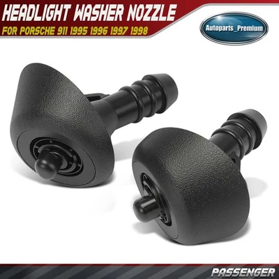 Распылитель насадка очиститель левая и правая для омывателя фар для Porsche 911 95-98 2 шт. - Изображение 1 из 4
