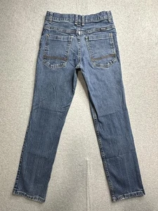Wrangler Jeans Girls 14 Regular Blue Adjustable Waist Straight Fit Denim Youth - Picture 1 of 16